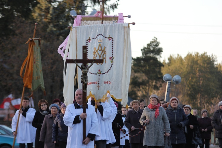 Powitanie ikony MB Czestochowskiej w Kamionie Sochaczewskim