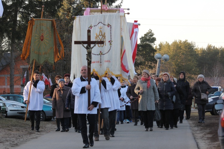 Powitanie ikony MB Czestochowskiej w Kamionie Sochaczewskim