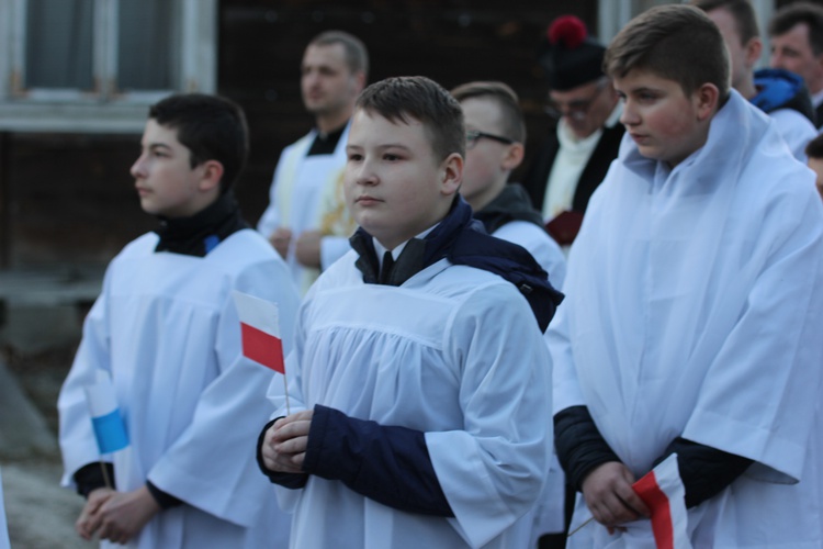 Powitanie ikony MB Czestochowskiej w Kamionie Sochaczewskim