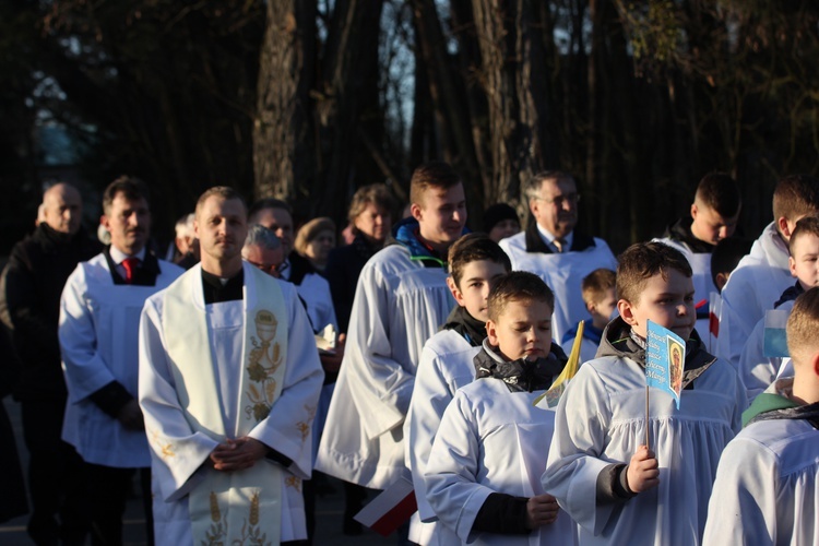 Powitanie ikony MB Czestochowskiej w Kamionie Sochaczewskim