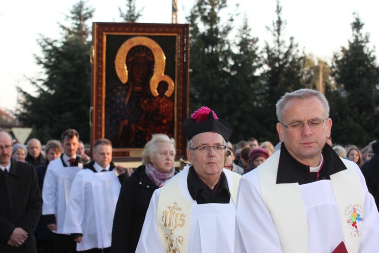 Powitanie ikony MB Czestochowskiej w Kamionie Sochaczewskim