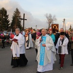 Powitanie ikony MB Częstochowskiej w Młodzieszynie