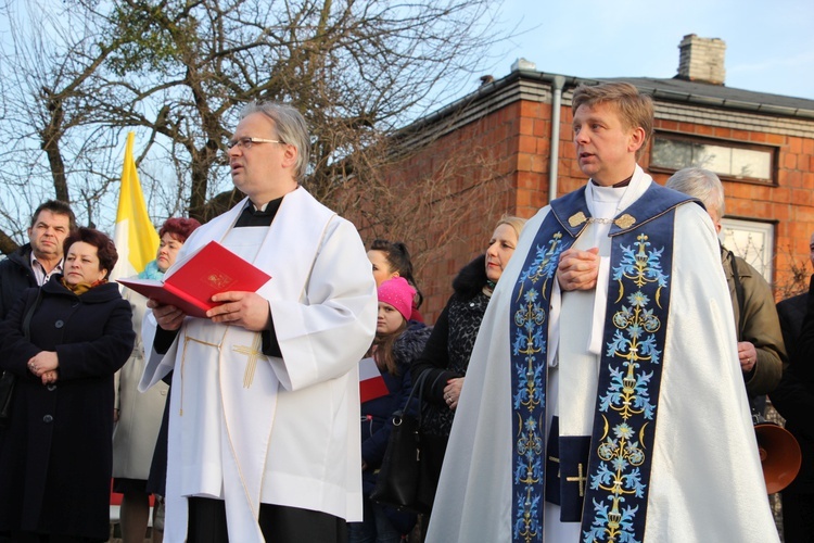 Powitanie ikony MB Częstochowskiej w Młodzieszynie