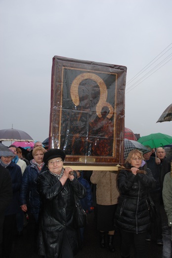 Powitanie ikony MB Częstochowskiej w Kątach