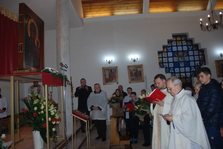 Powitanie ikony MB Częstochowskiej w Kątach