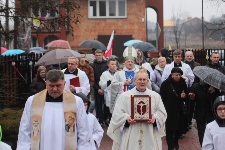 Powitanie ikony MB Częstochowskiej w Kątach