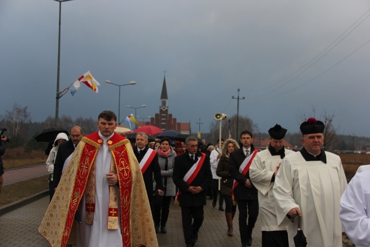 Powitanie ikony MB Częstochowskiej w parafii św. Brata Alberta w Sochaczewie