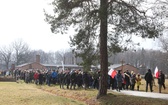 Droga Krzyżowa w intencji trzeźwości w byłym KL Birkenau 2017