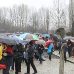 Droga Krzyżowa w intencji trzeźwości w byłym KL Birkenau 2017