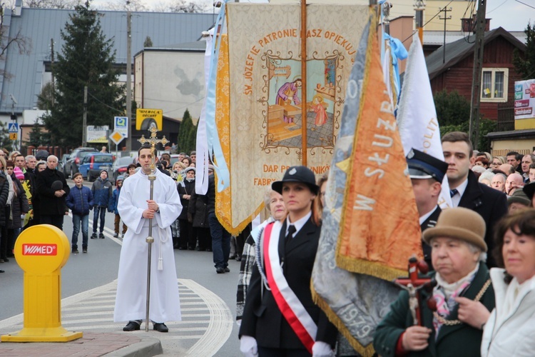 Powitanie ikony MB Częstochowskiej w parafii św. Józefa Robotnika w Sochaczewie