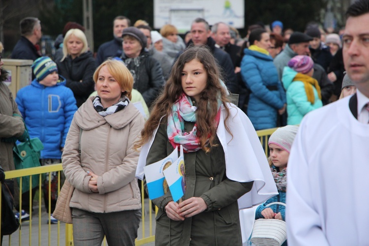 Powitanie ikony MB Częstochowskiej w parafii św. Józefa Robotnika w Sochaczewie