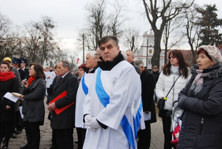 Powitanie ikony MB Częstochowskiej w parafii pw. Narodzenia NMP w Sochaczewie