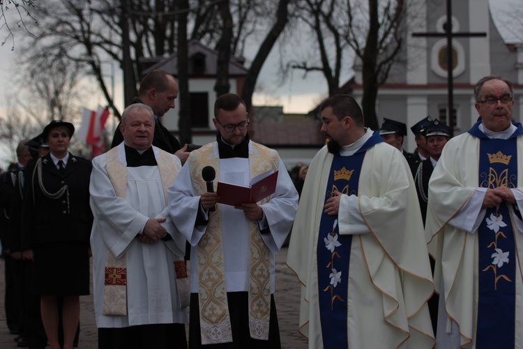 Powitanie ikony MB Częstochowskiej w parafii pw. Narodzenia NMP w Sochaczewie