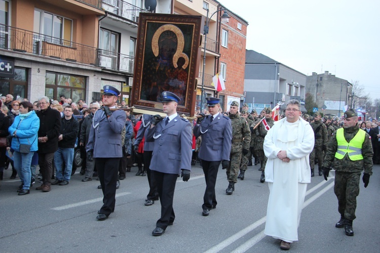 Powitanie ikony MB Częstochowskiej w parafii pw. św. Wawrzyńca w Sochaczewie