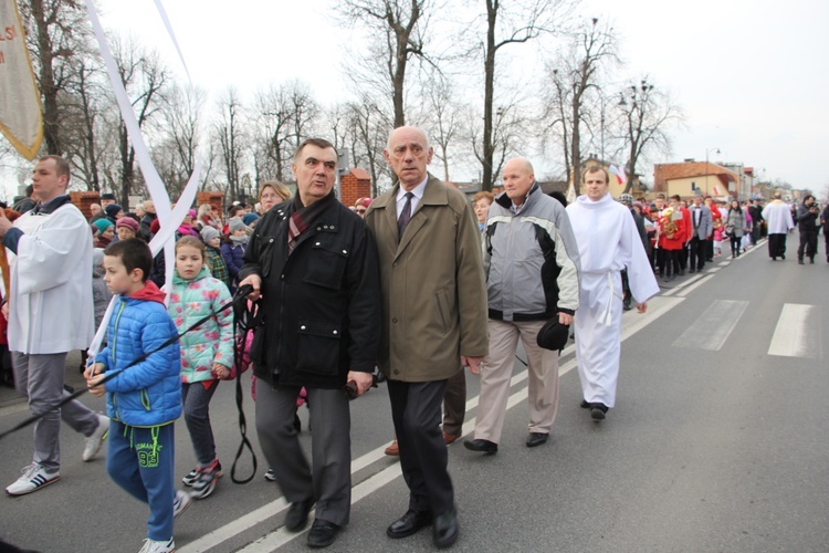 Powitanie ikony MB Częstochowskiej w parafii pw. św. Wawrzyńca w Sochaczewie