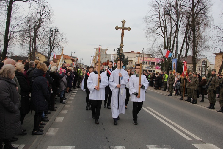 Powitanie ikony MB Częstochowskiej w parafii pw. św. Wawrzyńca w Sochaczewie