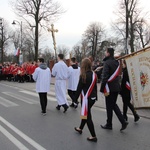 Powitanie ikony MB Częstochowskiej w parafii pw. św. Wawrzyńca w Sochaczewie