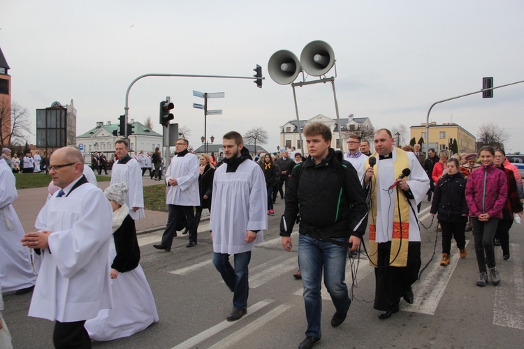 Powitanie ikony MB Częstochowskiej w parafii pw. św. Wawrzyńca w Sochaczewie