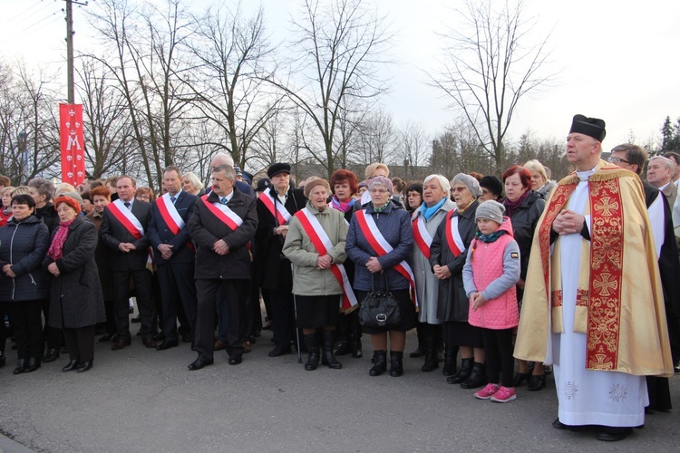 Powitanie ikony MB Częstochowskiej w Brzozowie