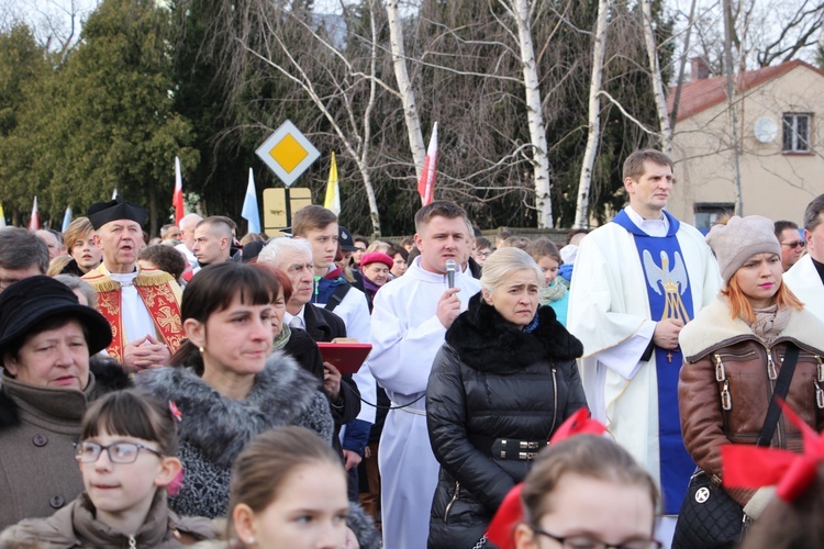 Powitanie ikony MB Częstochowskiej w Brzozowie