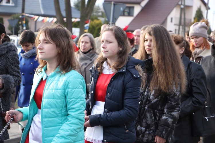 Powitanie ikony MB Częstochowskiej w Brzozowie