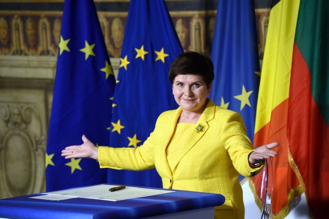 Premier Beata Szydło po podpisaniu Deklaracji Rzymskiej