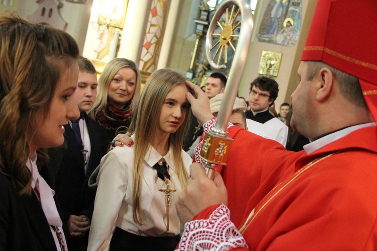 Bierzmowanie w Porąbce Uszewskiej