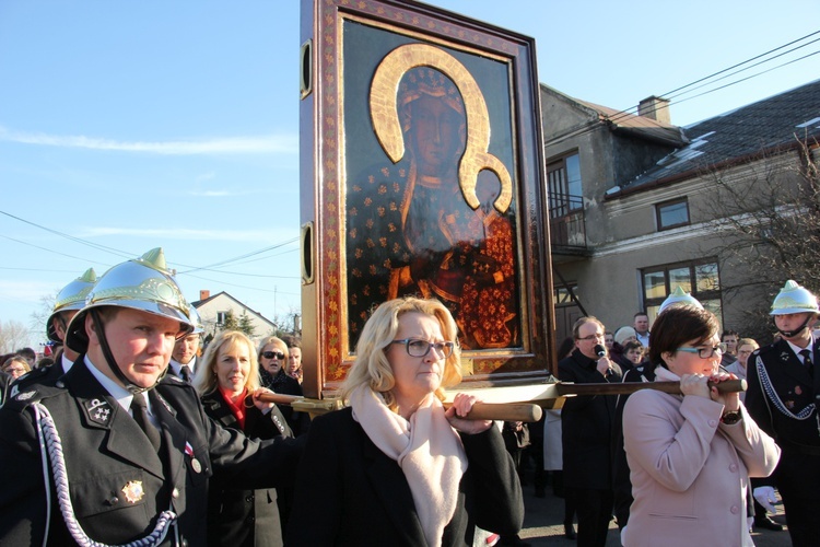 Powitanie ikony MB Częstochowskiej w Pacynie