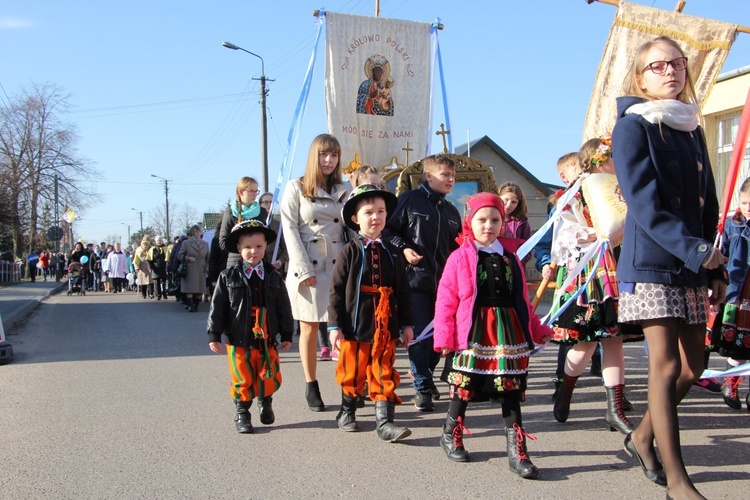 Powitanie ikony MB Częstochowskiej w Pacynie