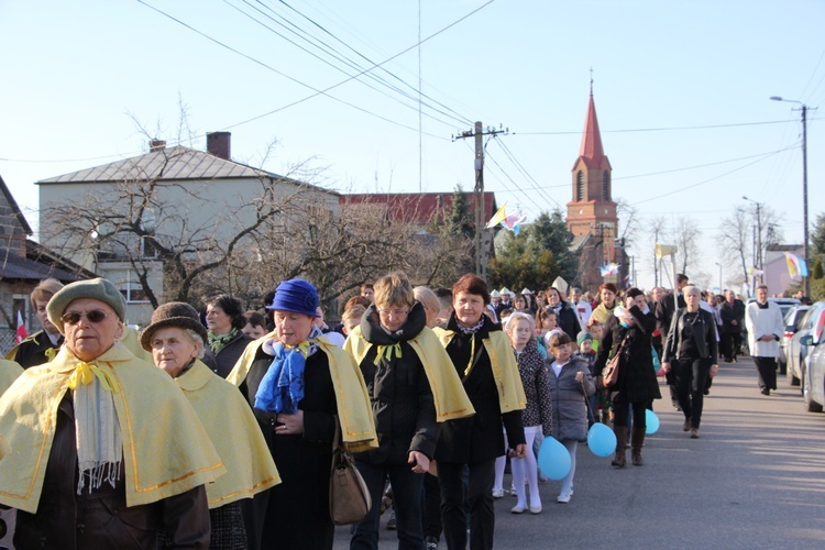 Powitanie ikony MB Częstochowskiej w Pacynie