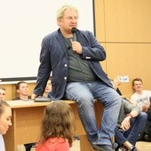 Paweł Królikowski przekonywał studentów, że warto w życiu walczyć o to co jest ważne