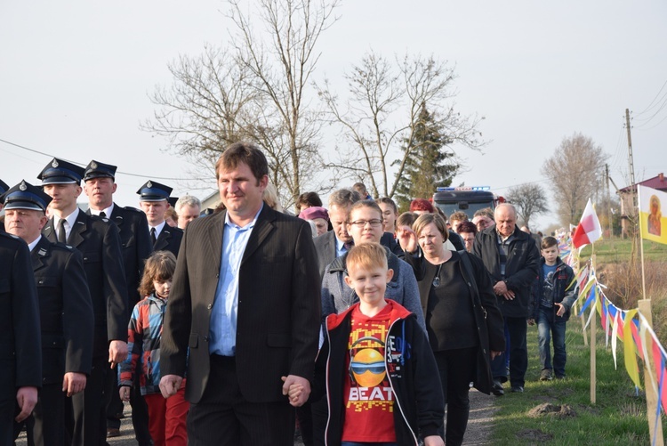 Powitanie ikony MB Częstochowskiej w Śleszynie