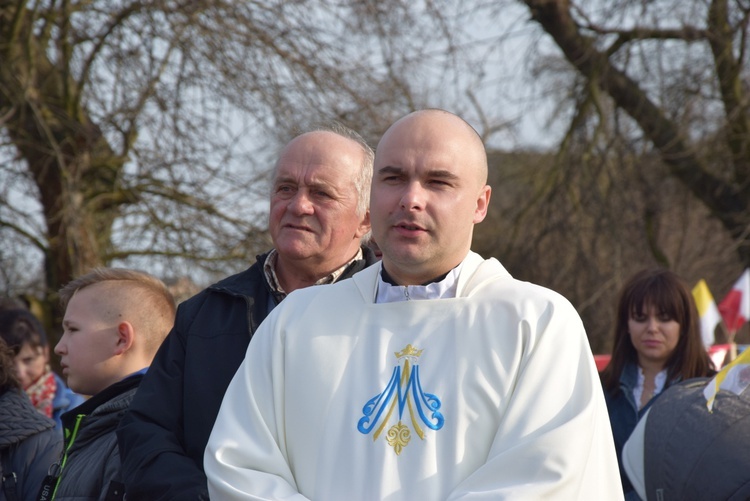 Powitanie ikony MB Częstochowskiej w Śleszynie