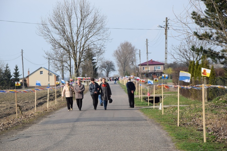 Powitanie ikony MB Częstochowskiej w Śleszynie