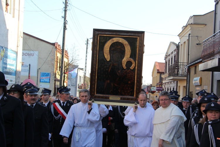 Powitanie ikony MB Częstochowskiej w Żychlinie