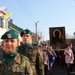 Powitanie ikony MB Częstochowskiej w Żychlinie