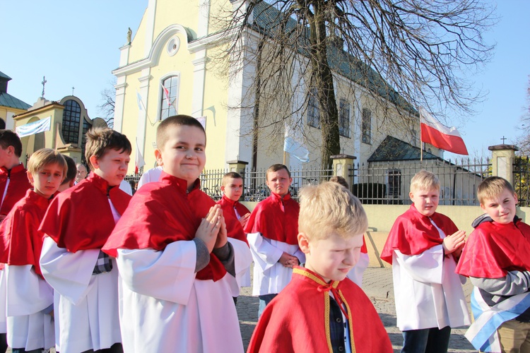 Powitanie ikony MB Częstochowskiej w Żychlinie