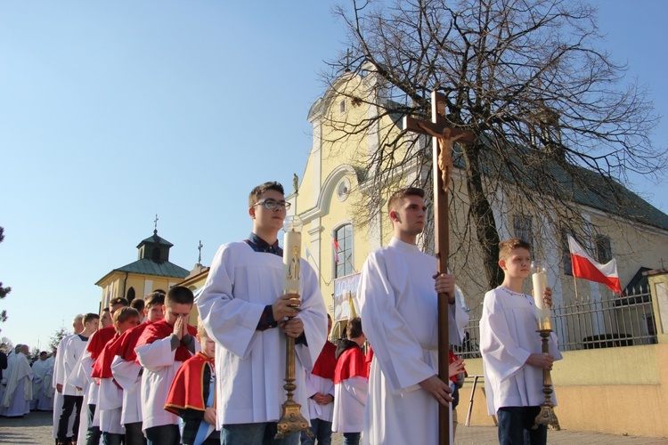 Powitanie ikony MB Częstochowskiej w Żychlinie