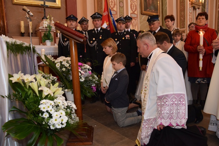 Powitanie ikony MB Częstochowskiej w Suserzu