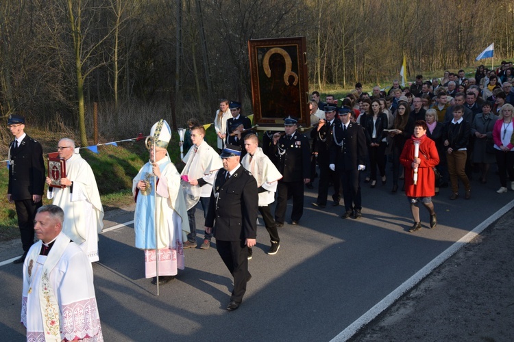 Powitanie ikony MB Częstochowskiej w Suserzu