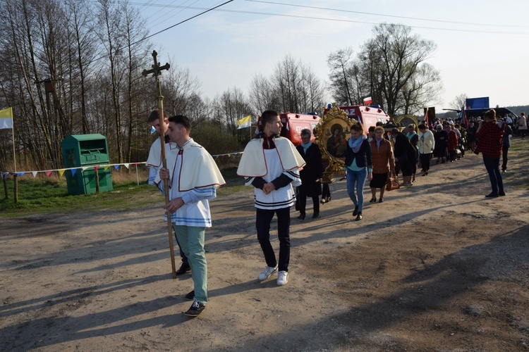 Powitanie ikony MB Częstochowskiej w Suserzu