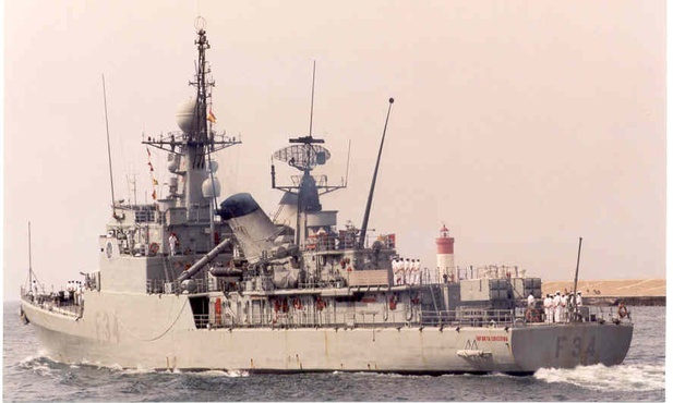 Hiszpański okręt naruszył wody terytorialne Gibraltaru