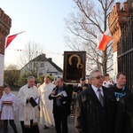 Powitanie ikony MB Częstochowskiej w Oporowie