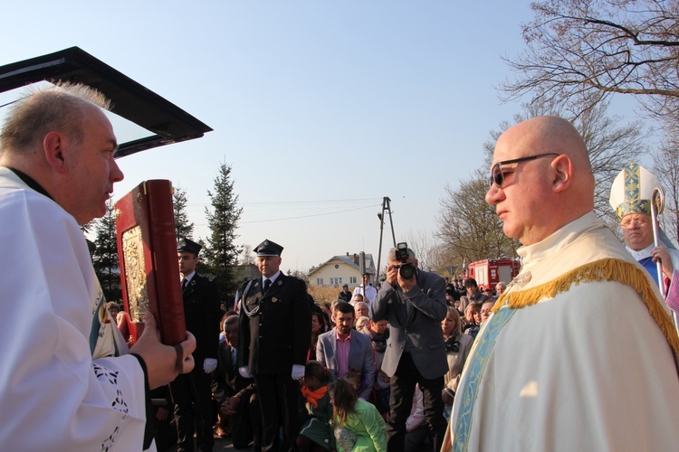 Powitanie ikony MB Częstochowskiej w Oporowie