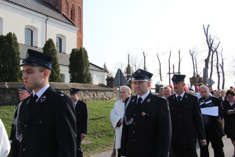 Powitanie ikony MB Częstochowskiej w Oporowie