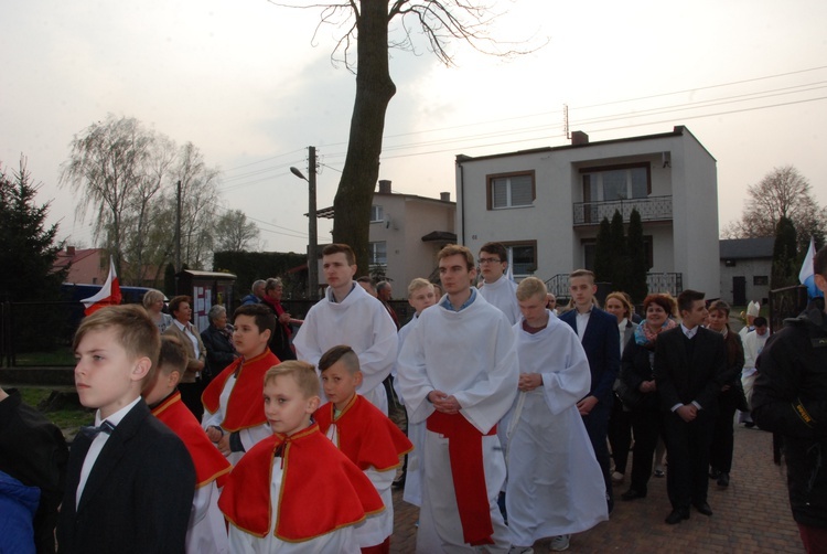 Powitanie ikony MB Częstochowskiej w Bedlnie