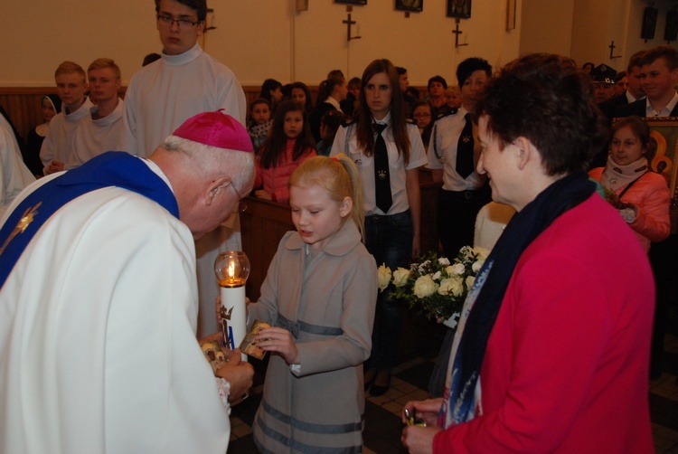 Powitanie ikony MB Częstochowskiej w Bedlnie