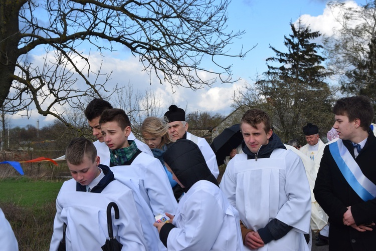 Powitanie ikony MB Częstochowskiej w Pleckiej Dąbrowie