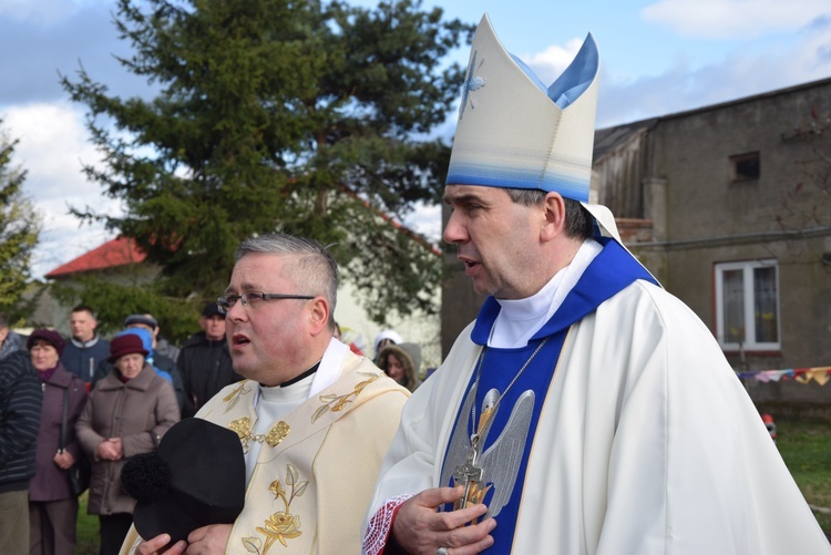 Powitanie ikony MB Częstochowskiej w Pleckiej Dąbrowie