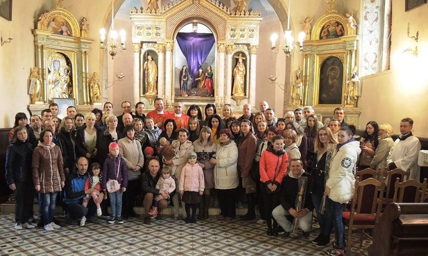 Aż tylu Ukraińców spotkało się na pierwszej liturgii przygtowanej dla nich w Żywcu!